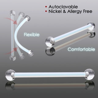 The benefits of using bioflex if the piercing is not healing properly.