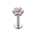 Titanium 16G (1.2mm) Internally Threaded Flower Stud
