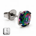 Titanium Rainbow Mystic Stud