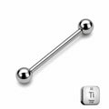 Titanium Nipple Piercing Barbell – Classic Ball Ends