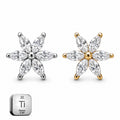  Titanium Flower Dermal Top – Internally Threaded 14G