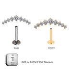 LAB_Curve_08 ASTM F136 Titanium 16G (1.2MM) Internally Threaded Helix Jewelry