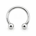 14K Gold Classic Circular Horseshoe – Daith & Septum