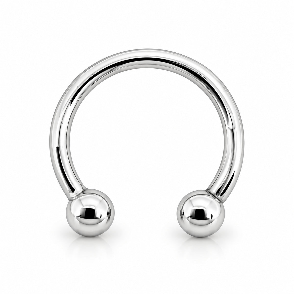 14K Gold Classic Circular Horseshoe – Daith & Septum