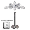 LAB_Curve_14 ASTM F136 Titanium 16G (1.2MM) Internally Threaded Curved Piercing Jewelry