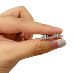 LAB_Curve_14 ASTM F136 Titanium 16G (1.2MM) Internally Threaded Curved Piercing Jewelry