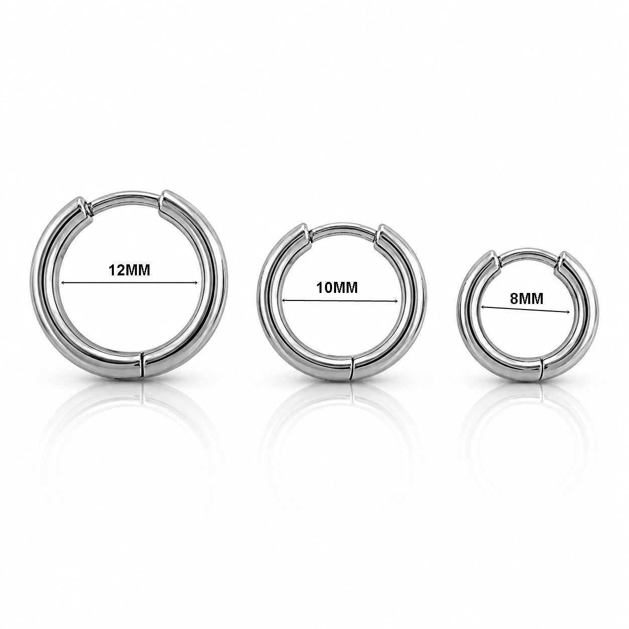 Titanium Hinged Segment Hoop Ring