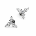 Titanium Trinity Crystal Stud