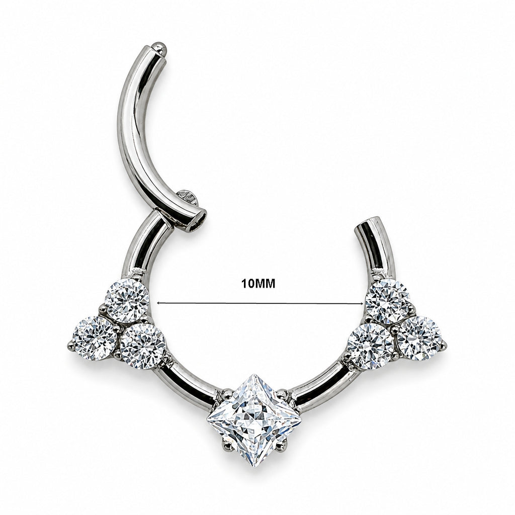 Royal Princess Trinity Titanium Clicker Ring