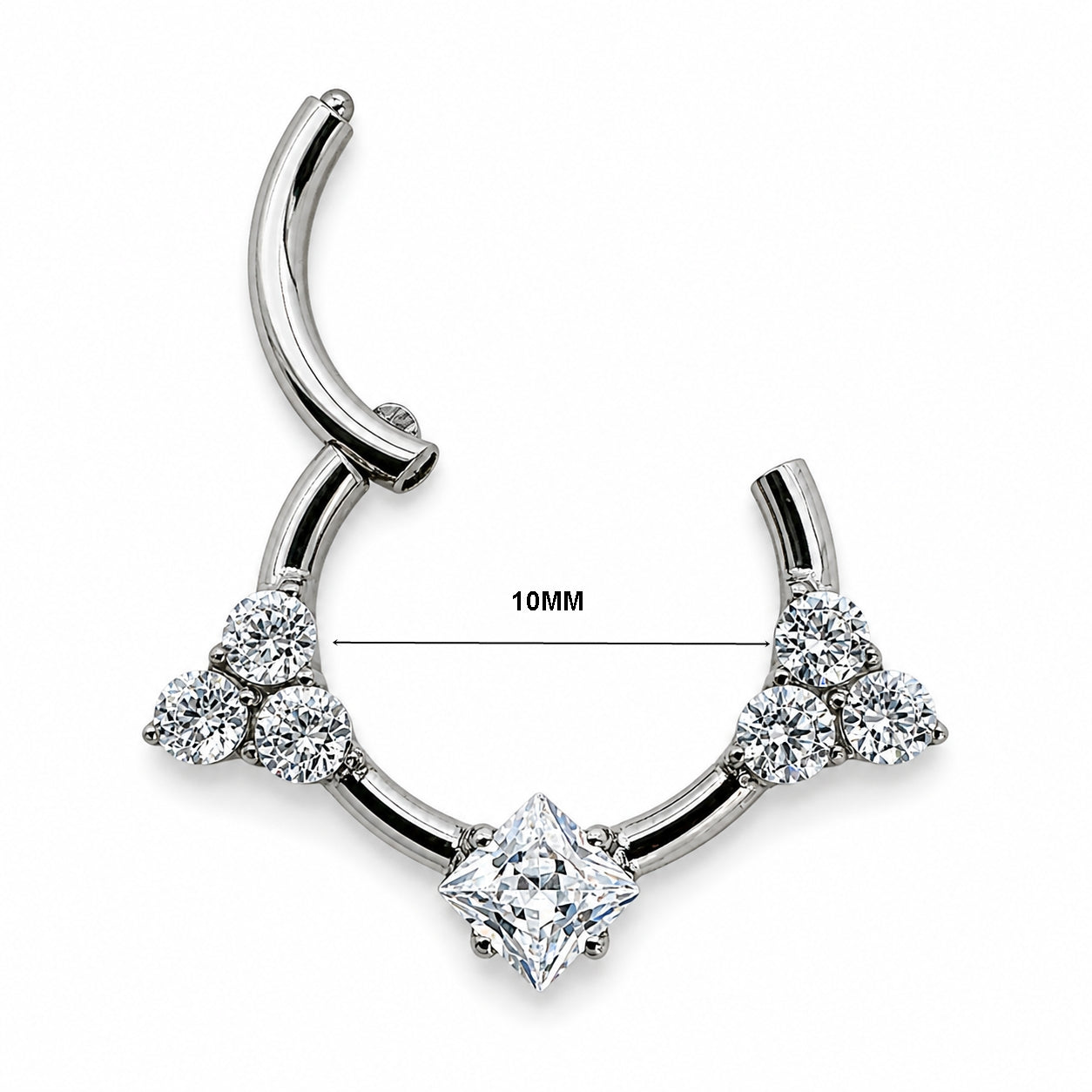 Royal Princess Trinity Titanium Clicker Ring