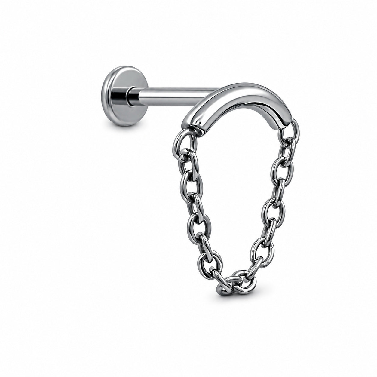 Titanium Chain Hidden Helix Jewelry