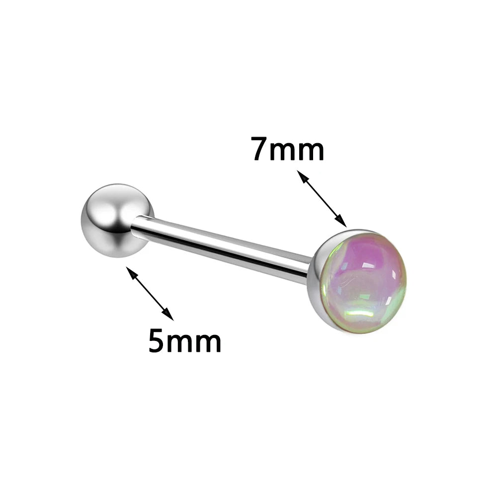 Titanium Tongue Piercing 18mm Jewelry