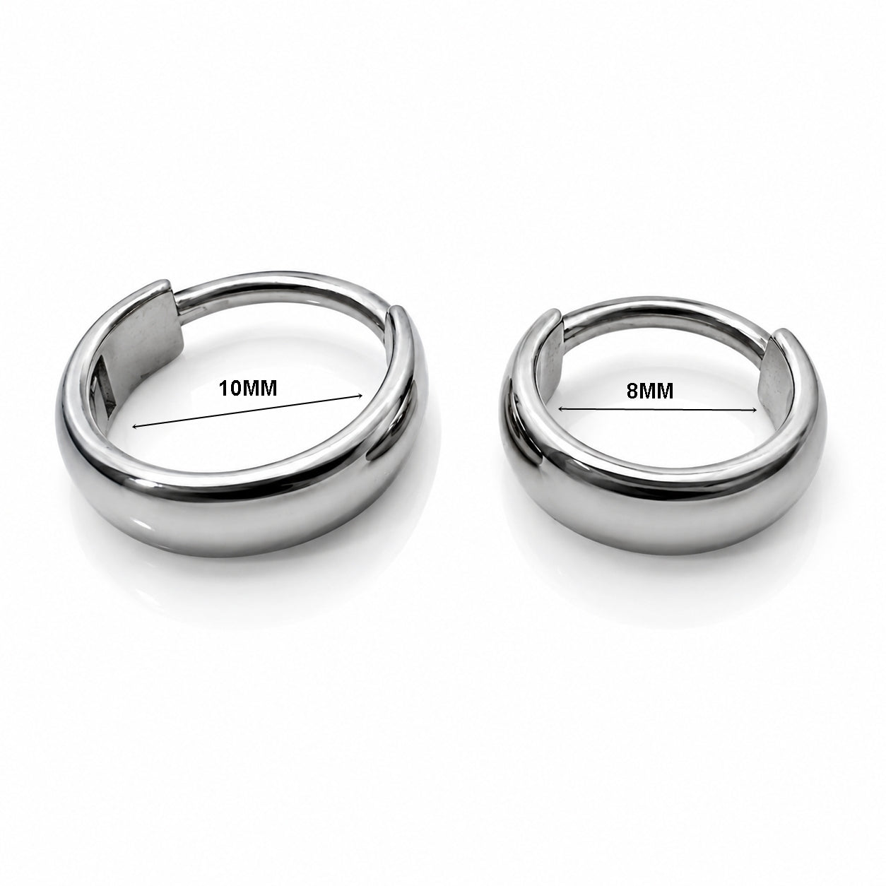 Titanium Hinged Segment Hoop Ring