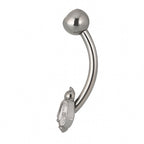 Crystal Bee Belly Piercing