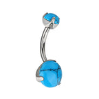 Classic Turquoise Belly Piercing – ASTM F136 Titanium