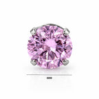 Titanium Blush Pink Stud