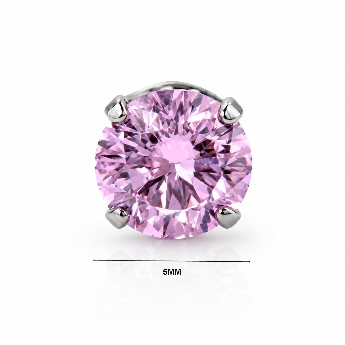 Titanium Blush Pink Stud