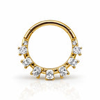 Crown Clicker Ring – For Daith & Septum Piercings