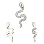 Titanium Snake Flat Back Stud – Internally Threaded