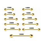 Titanium Industrial Tongue Barbell Piercing Jewelry