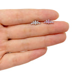 LAB_Curve_14 ASTM F136 Titanium 16G (1.2MM) Internally Threaded Curved Piercing Jewelry