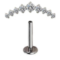 LAB_Curve_08 ASTM F136 Titanium 16G (1.2MM) Internally Threaded Helix Jewelry