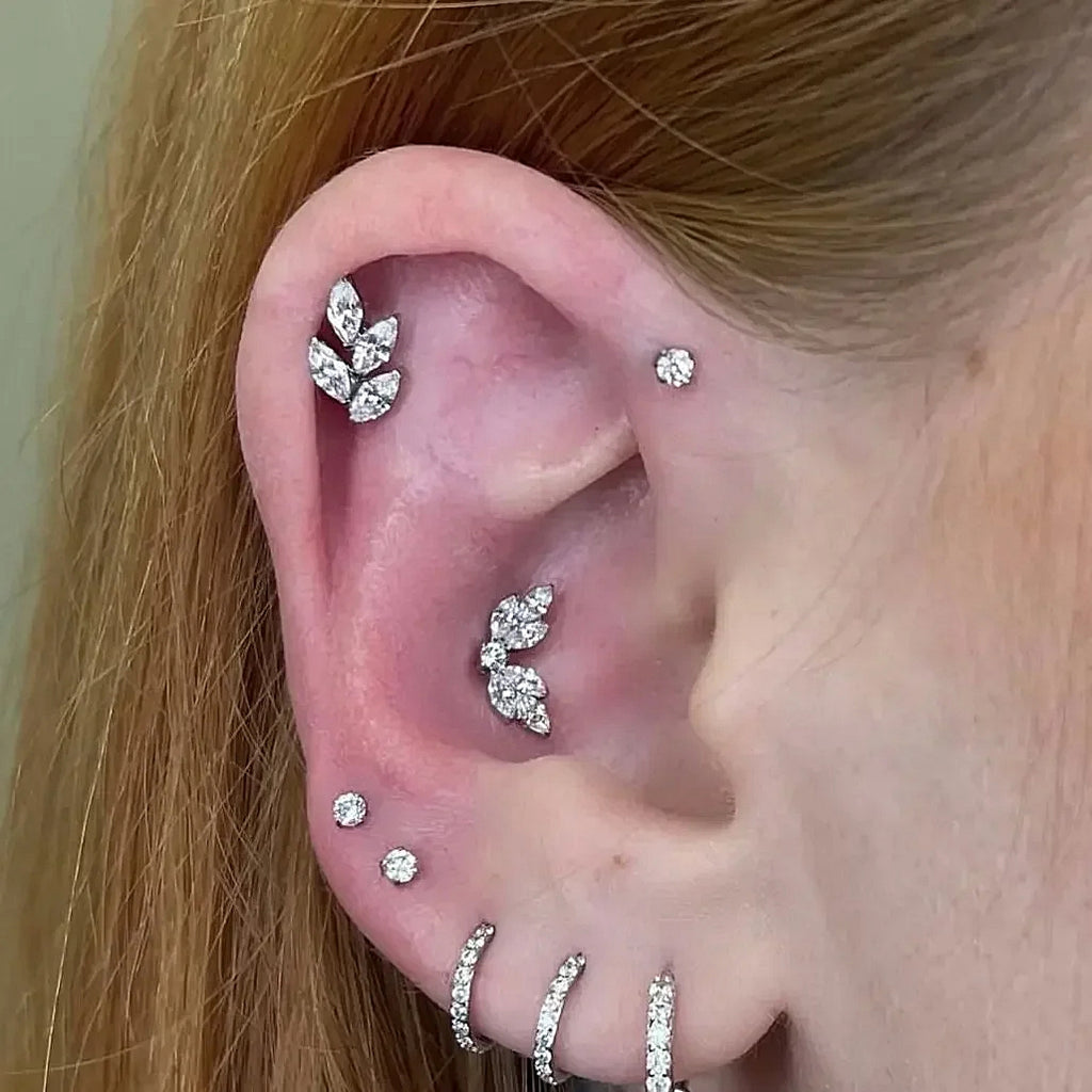 LAB_Curve_15 ASTM F136 Titanium 16G (1.2MM) Internally Threaded Curved Piercing Jewelry