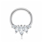 Titanium Daith &amp; Septum Piercing Hoop 16G 10MM