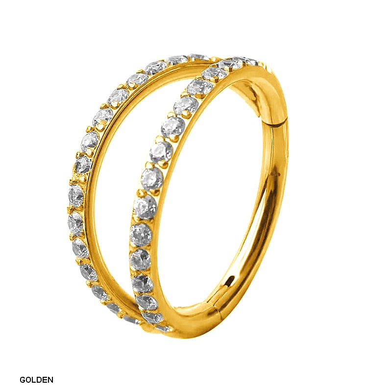 Double Row Hinged Lock Hoop