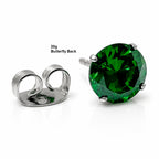Titanium Emerald Green Stud