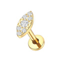 Titanium 16G (1.2mm) Internally Threaded Eye Stud