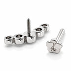 18K Gold Lab-Grown Diamond Graduated Arc Piercing Stud
