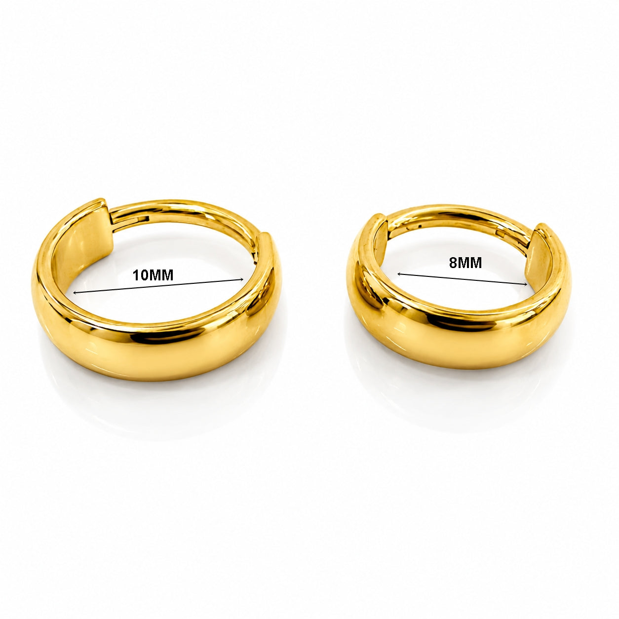 Titanium Hinged Segment Hoop Ring