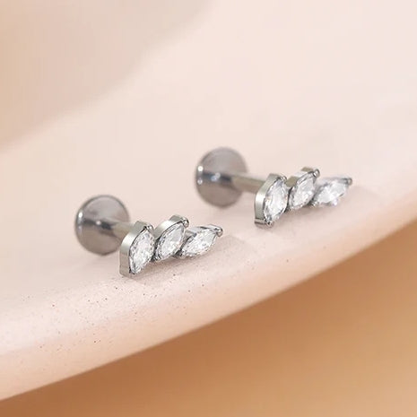 ASTM F136 Titanium 16G (1.2MM) Internally Threaded Piercing Stud