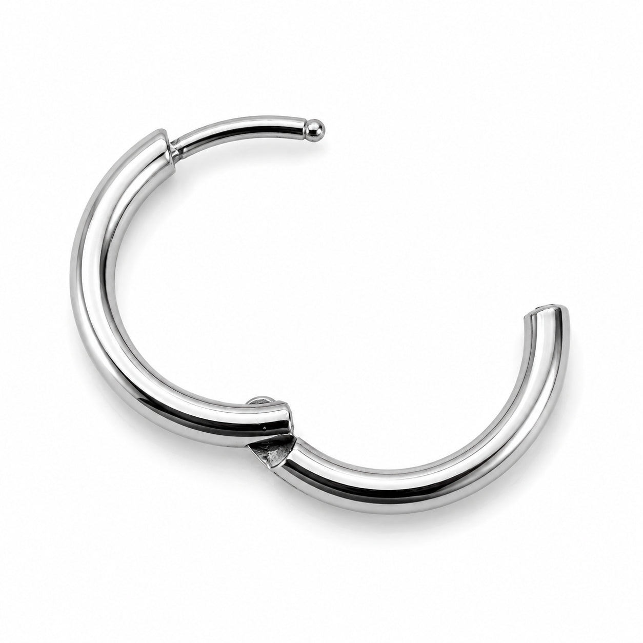 Titanium Hinged Segment Hoop Ring