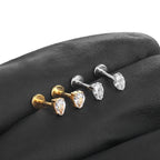 LAB_Drop_01 ASTM F136 Titanium 16G Internally Threaded Labret Stud