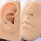 Titanium 16G (1.2mm) Internally Threaded Flower Stud