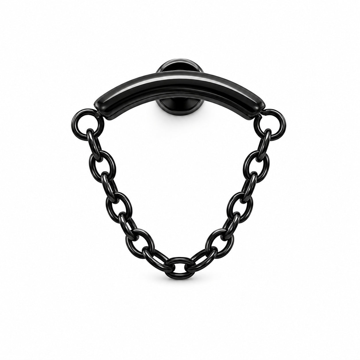 Titanium Chain Hidden Helix Jewelry
