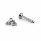 Marquise Trinity Flat Back Stud