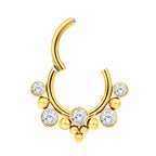 Titanium Daith &amp; Septum Piercing Hoop 16G 8MM