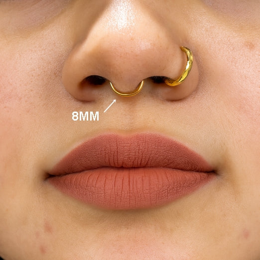 18K Yellow Gold Classic Hinged Hoop Ring
