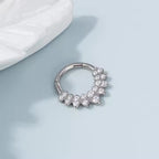 Titanium Eternal Daith &amp; Septum Piercing Hoop 16G 8MM