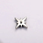 LAB_Star_02 ASTM F136 Titanium 16G (1.2MM) Internally Threaded Star Piercing Stud
