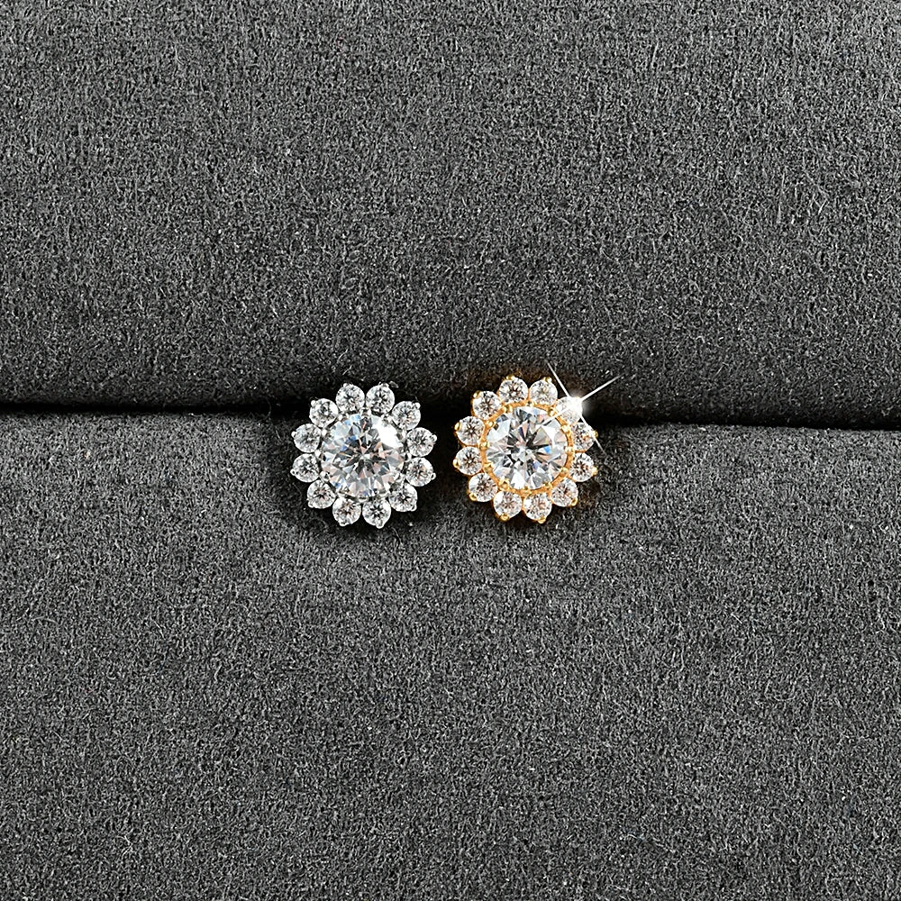 39-7 ASTM F136 Titanium 16G (1.2MM) Internally Threaded Flower Piercing Stud