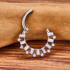 Titanium Daith &amp; Septum Piercing Hoop 16G 8MM