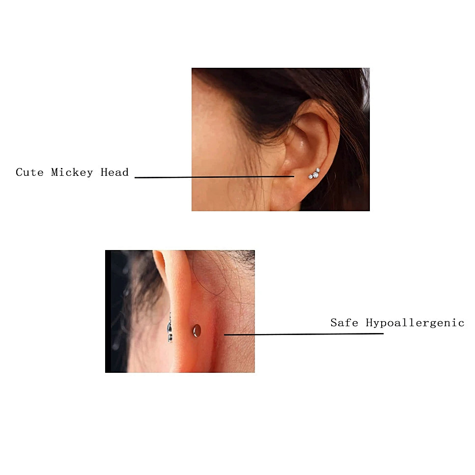 LAB_Curve_12 ASTM F136 Titanium 16G (1.2MM) Internally Threaded Helix Ear Piercing Jewelry