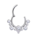 Titanium Daith &amp; Septum Piercing Hoop 16G 8MM