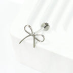 Titanium Internally Threaded Bow Shape Stud