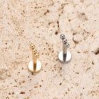 Titanium 16G Internally Threaded Three Dots Labret Stud