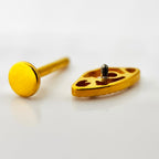 ASTM F136 Titanium 16G (1.2mm) Internally Threaded Love Stud